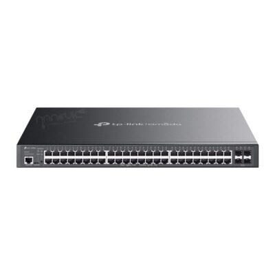 (SG3452P)  Switch Omada L2+ de 52 puertos Gigabit y 4 SFP, con 48 PoE+