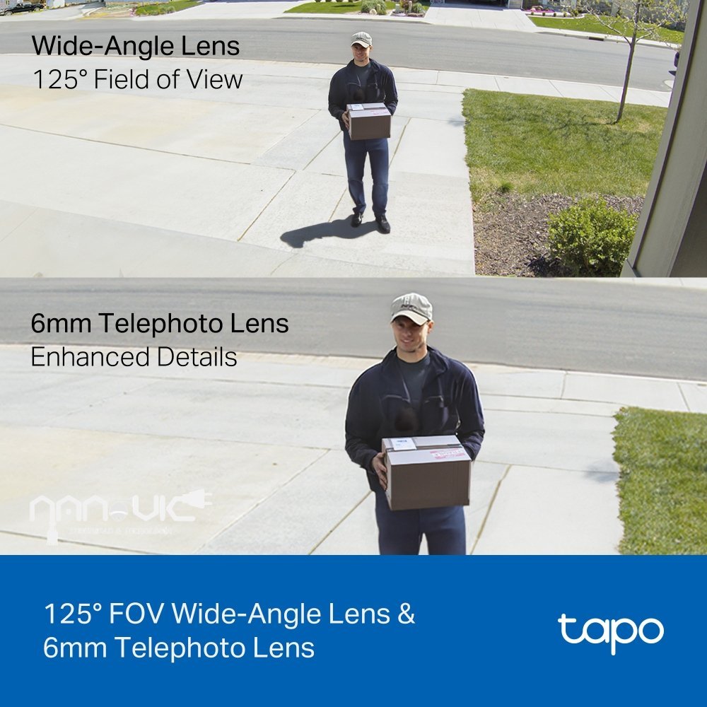 (TAPO C246D) <br>Cámara de seguridad de doble lente para interiores / exteriores con giro / inclinación - Imagen 5